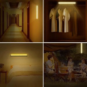 LED Night Light 10 LED Wall Lamp Motion Sensor Closet Cabinet Light Wireless IR Infrared Induction Night Lamp Kitchen Stairs Lighting