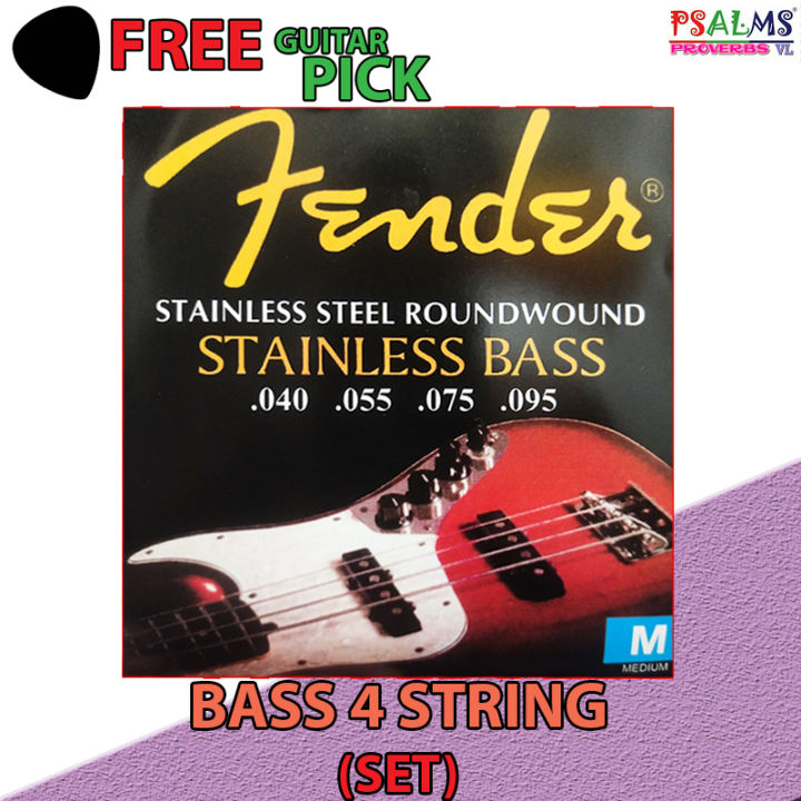 Bass guitar string set 4 strings 1set fender Lazada PH