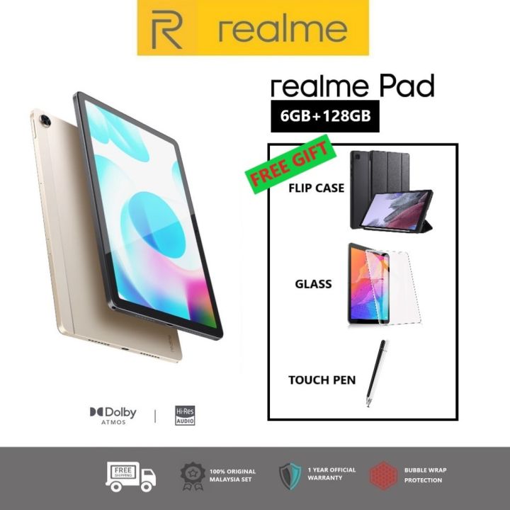 Realme Pad [4GB+64GB | 6GB+128GB] LTE 4G Tablet - Original 1 Year ...