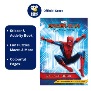 Marvel Spiderman Sticker & Activity Book With Fun Activities Puzzles & More For Kids