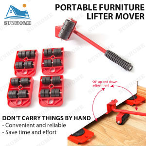 Furniture Transport Set Furniture Transport Set Furniture Lifter and Furnitur / Portable Furniture Lifter Mover 5 Pieces
