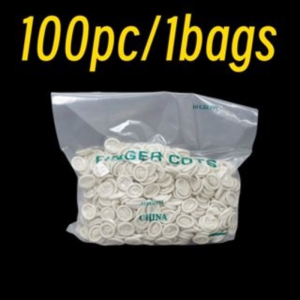 Disposable latex rubber finger cots sets fingertips protector glove Disposable Finger Cover Natural Rubber Gloves Non-slip Anti-static Latex Finger Cots Fingertips Protector Gloves Nail Art Tool For Tattoo Nail Art Industry Electronics Etc