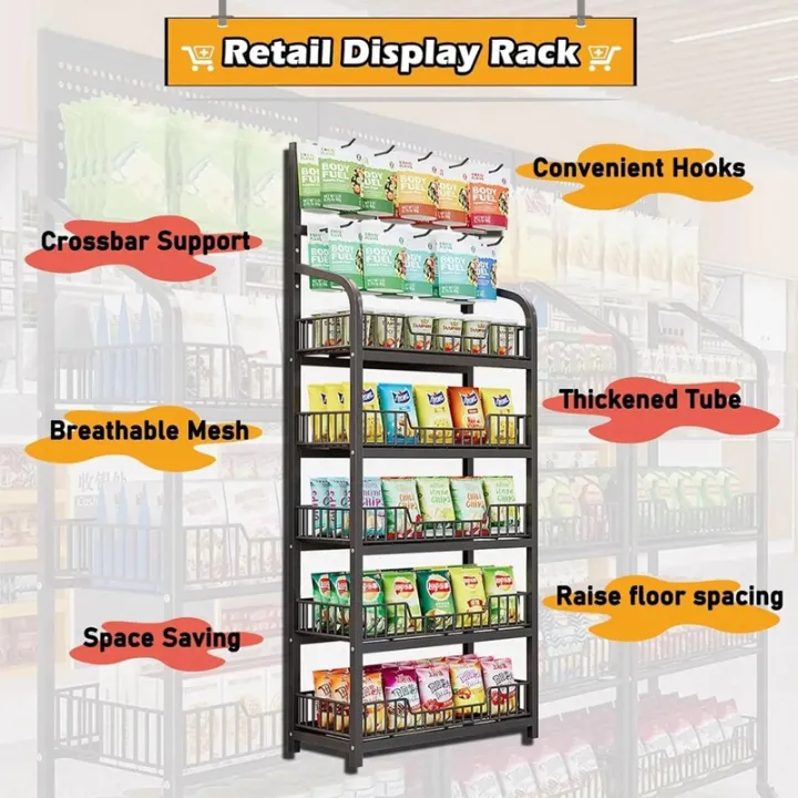 Supermarket%20Shelves%20display%20grocery%20rack%205%20layers%20for%20Store%20rack%20kitchen%20rack%20organizer%20space%20save%20Snack%20Shelf%20Convenience%20Store%20Multi-layered%20Shelf%20-%20Image%204