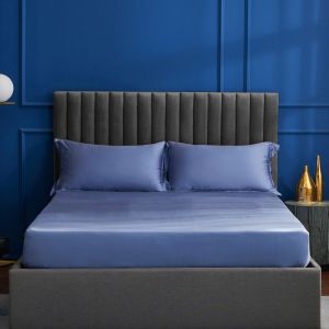 Palais Suite TENCEL™ LF Pervenche Blue Fitted Sheet Set