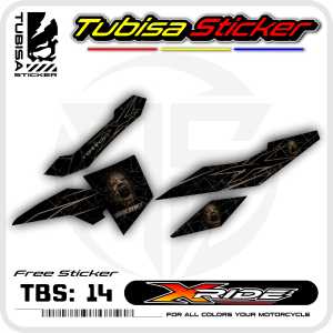 Sticker Striping Yamaha X-Ride - Stiker Striping Variasi Motor X Ride. TBS.14