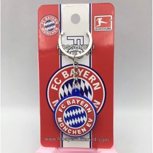 Ganci Keychain Tas Motor Mobil Logo Klub Sepak Bola Man United City Liverpool Arsenal Chelsea Barca