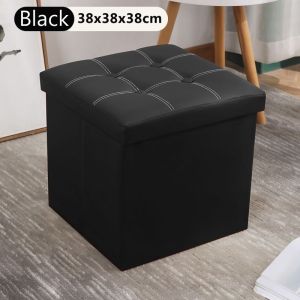 🔥READY STOCK🔥 Organizer Folding Storage Seat Stool Toy Storage Box Bedroom Living Room Large Capacity Sofa Storage