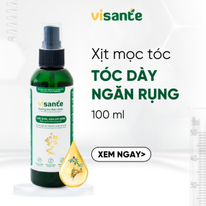Xịt Mọc Tóc Và Giảm Rụng VISANTE Từ Sâm Việt Nam 100ml