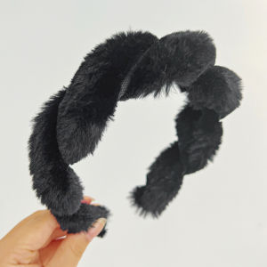 Gratis Semua - Bando Twist Bulu / Headband Twist Stylish / Bando Furry Twist
