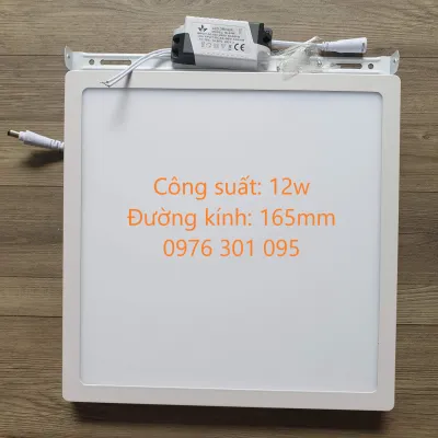 Đèn led Ốp Trần 6w đến 24w Tròn - Vuông - Trắng - Vàng [ Siêu Sáng ] Ốp Nổi
