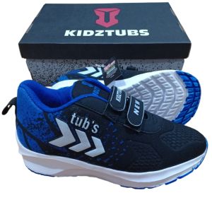 Sepatu Sekolah Anak Laki Laki Perempuan Sepatu Warna Hitam Murah Tali Perekat Rekat Kecil Tanggung Umur 6-10 Tahun PAUD TK SD SMP SMA Kelas 1 2 3 4 5 6 7 8 9 0-KIDZTUBS1247040624
