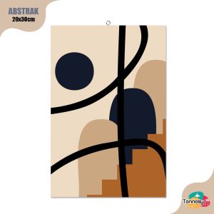 TENNESY HIASAN DINDING ABSTRAK KONTEMPORER 20x30CM WALL DECOR PAJANGAN KAYU POSTER DEKORASI DINDING DAPUR KAMAR TIDUR RUMAH
