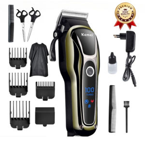 COD ชุดแบตตาเลี่ยนไร้สาย ปัตตาเลี่ยนตัดผมไฟฟ้า โกนหนวดไฟฟ้า ตัดผมได้ทุกสไตล์ ใช้ได้ทั้งเด็กและผู้ใหญ่ hair clipper รุ่น 1990