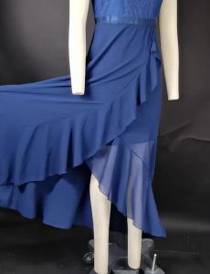 China Shipping [2025] New European and American Style Lace Dress for Banquet Small Formal Dress Long Dress for Party Evening Dress Bridesmaid Dress 042