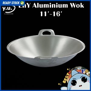cod-ship with 24hYU Online - 8 ~ 18Inch LnY Double-handled Aluminum Wok / Double handle Aluminum Cooking Wok / Aluminum Wok