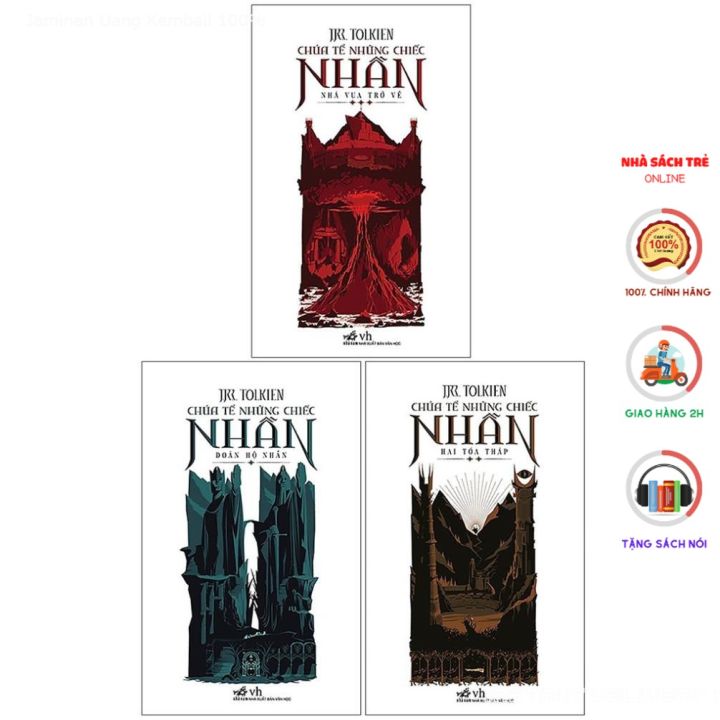 Sách - Combo Chúa Tể Của Những Chiếc Nhẫn (Trọn Bộ 3 Cuốn) - Văn Học Kinh Điển Thế Giới [Nhã Nam]