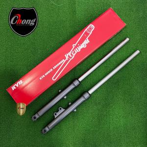 Yamaha Damper Fork Set /Front Fork Set/Absorber Fork Depan RXZ Catal Catalyzer Grey (Cutting Bulat) 100% Original KYB!