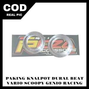 PAKING KNALPOT HONDA BEAT DURAL RACING PAKING KNALPOT BEAT KARBU FI DELUXE GENIO VARIO SCOOPY RACING Motorcycle