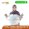 citel jumbo No 18 No 16 panci citel bahan aluminium tebal berkualitas. 