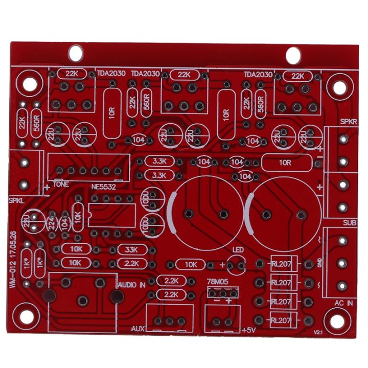 Tda2030A 2.1 Super Bass 2.1 Subwoofer Amplifier Board ThreeChannel