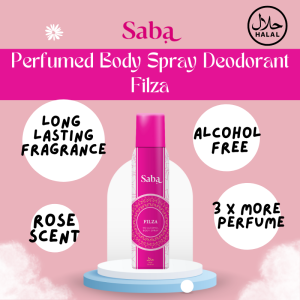 Saba Filza Halal & Vegan Perfumed Body Spray Deodorant