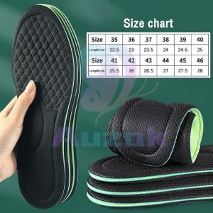 AUK Cotton Insoles for Shoes Deodorization Sweat Absorption Insert Sport Shoes Running Pads