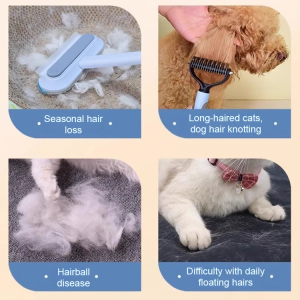 Cat Dog Pet Grooming Brush Efficient Knotting Comb