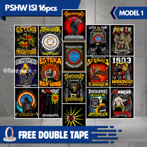 POSTER DINDING SHW WINONGO ISI 16pcs UK A5 | POSTER KAMAR AESTHETIC POSTER PERGURUAN  HIASAN DINDING