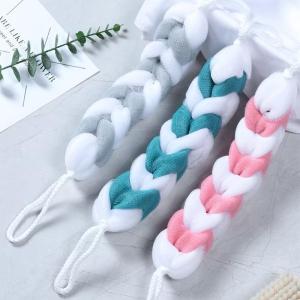 Loofah Bristles Berus Mandi / Loofah Bristles Brush Bath Ball Scrubber Shower Body Back Scrub Lembut Berus Mandi 长沐浴球搓澡刷 (RANDOM)