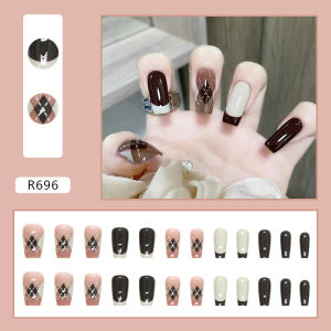 (COD) KUKU PALSU NEW PREMIUM WITH BOX / WEDDING NAIL / KUKU PALSU FREE LEM BOX KUKU PALSU AESTHETIC