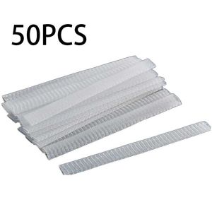 50Pcs Makeup Brush Guard Makeup Brush Pen Net Cover Make Up Brush Protectors Makeup Brush Guard Set