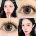 [COD]mysticeyes softlens Olivia Mint series black big eyes 14.2mm normal. 