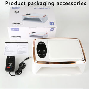 B&E 380W UV Nail Lamp 10s/30s/60s/99s Hand Pillow Nail with Lamp Curing All Gel