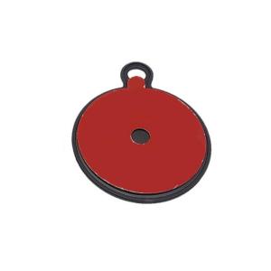 Plastic Dashboard Mounting Disk With High Stick Adhesive 75mm/95mm Red Pad For Mobile Device Car Suction Cup Accessories