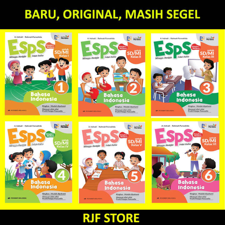 ESPS B. INDONESIA SD/MI KLS.1 2 3 4 5 6/KM PLUS KUNCI JAWABAN | Lazada ...