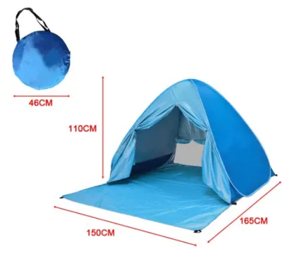 Comes Automatic Tent Pop Up Instant Portable Outdoors Quick Cabana Beach Glamping Camping Hiking Waterproof