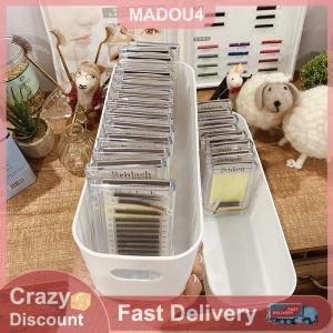 MADOU4 กล่องเก็บขนตาแต่งหน้ากล่องเก็บขนตาปลอมที่ใส่กาวพาเลทสำหรับต่อขนตา