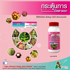 เปิดตาดอก ยืดช่อดอก ดอกมาไว ออกดอกพร้อมกันทั้งต้น ดอกอ้วน ช่อดอกใหญ่ ดอกสมบูรณ์ ติดผลดก (250 ซีซี)