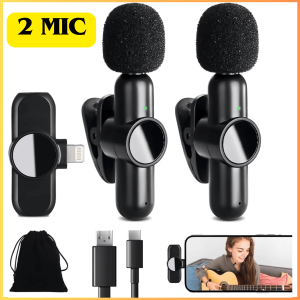 COD TaffSTUDIO mik Microphone Wireless Lavalier Vlogger clip on konten kreator karaoke suarah jernih mic imam mesjid terbaik 2.4GHz - G10
