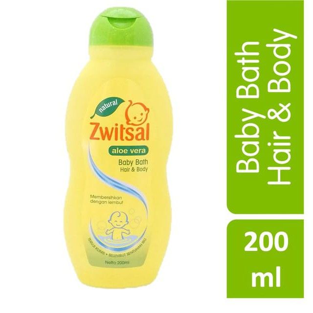 Zwitsal Baby Bath Hair And Body Aloe Vera 200 100 ml Sabun Zwitsal