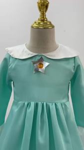 Peach Princess Dress Girl 2-10 Yrs Daisy Cosplay Costume Rosalina Dress Up Clothes Children Birthday Theme Party Carnival Outfit2026