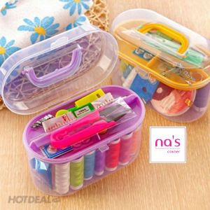 Hộp Kim Chỉ Đa Năng 55 Chi Tiết (loại to) Hộp dụng cụ may vá gia đình