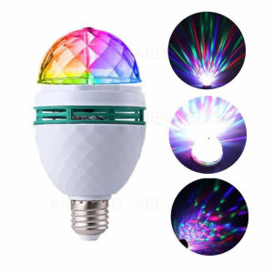 Đèn Led sân khấu vũ trường nhiều màu sắc pha lê tự xoay độ bền cao đến 20000 giờ