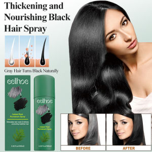 Natural black hair spray (covering gray hair)
