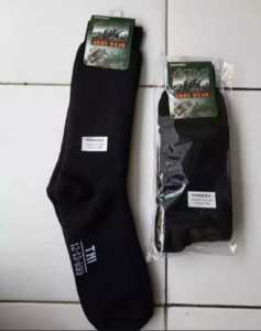 KAOS KAKI TNI HITAM TEBAL 1PCS BAHAN TEBAL DAN BAGUS BUAT KERJA SECURITY