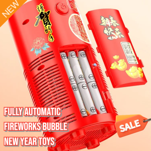 Magic Fully Automatic Hot-selling Fireworks Bubble Machine Childrens New Year Toys New Year Gift