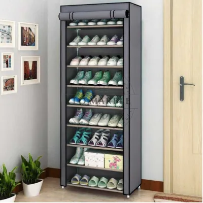 Rak Sepatu Portable 9 Susun Rak Sepatu Murah Rak Sepatu praktis