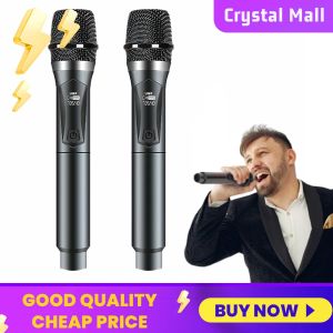 COD [Free Shipping] Wireless Microphones for Singing and Speech Dynamic Microphones with Cordless Design for Church and Event Use