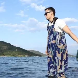 Wader Thickening and Wear-Resistant Fishing Half-Length Rain Pants Mens and Womens  Waterproof Clothes Leather Fork Pants Fisherman Pants Rain Shoes