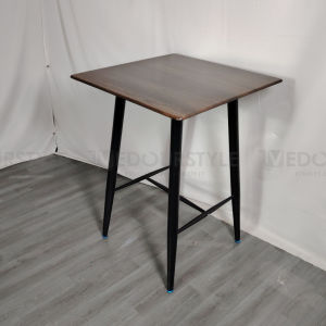 Vedourstyle Bar Table 105cm Restaurant High Table Meja Makan Bar Super Solid Wood Cafe Table 吧台桌